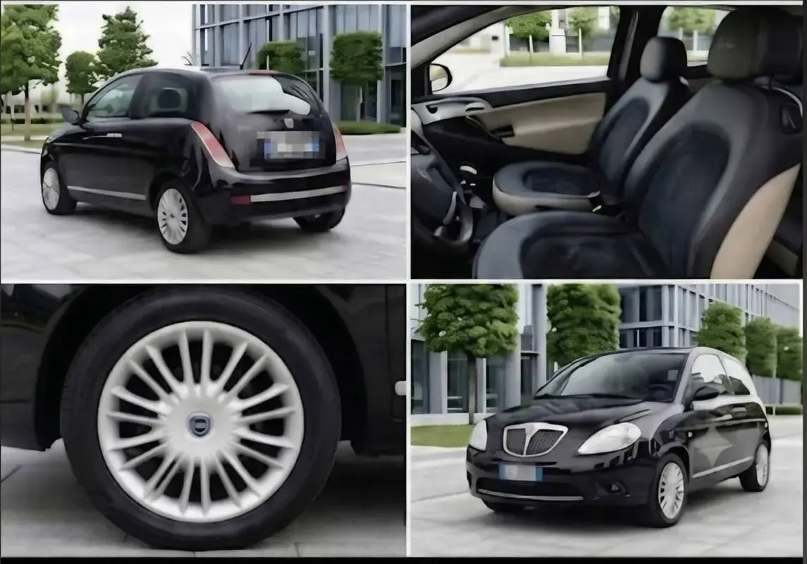 Usata Lancia Ypsilon Platinum 77 CV (56 kW) 2011 Nero Utilitaria