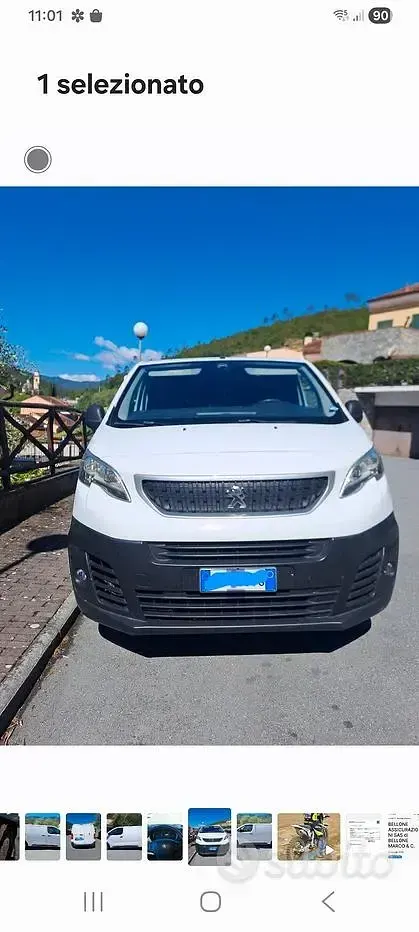 Usata Peugeot Expert 128 CV (94 kW) 2017 Bianco Furgone
