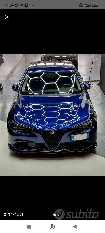 Usata Alfa Romeo Giulia 180 CV (132 kW) 2016 Blu Berlina