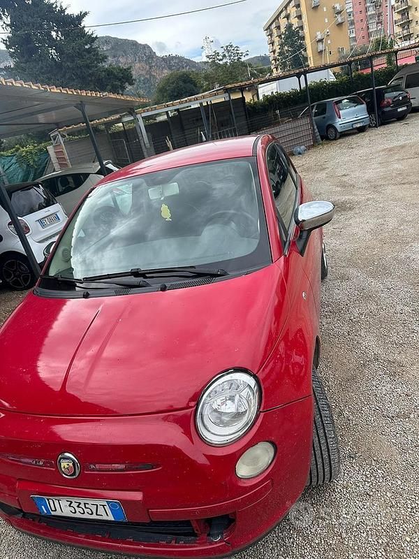 Usata Fiat 500 2009 Rosso Cabrio