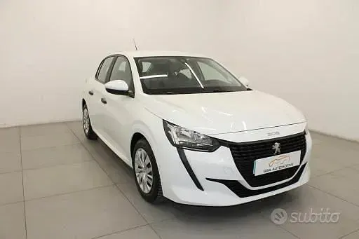 Usata Peugeot 208 Active 75 CV (55 kW) 2021 Bianco Utilitaria