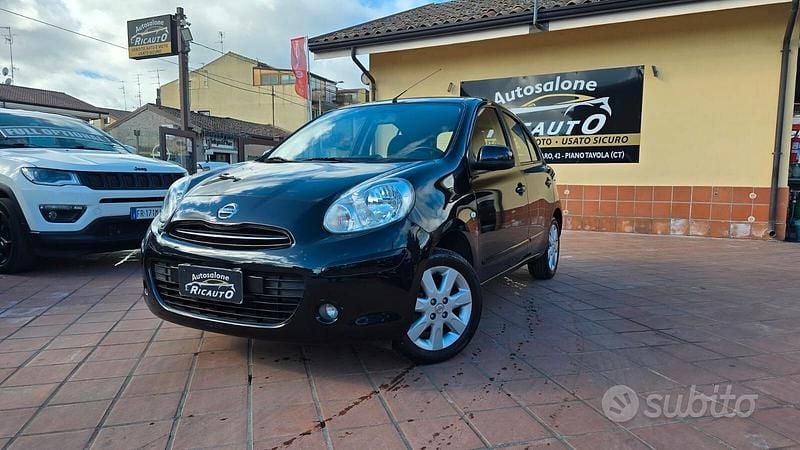 Usata Nissan Micra Acenta 80 CV (58 kW) 2012 Nero Utilitaria
