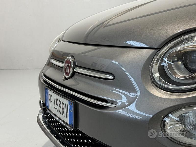 Usata Fiat 500 Lounge 69 CV (50 kW) 2016 Grigio Utilitaria