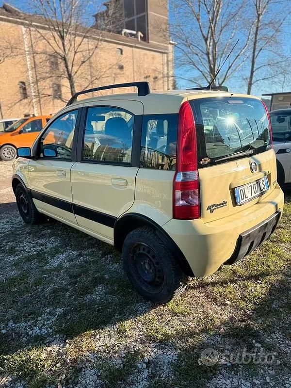 Usata Fiat Panda 77 CV (56 kW) 2007 Giallo Utilitaria