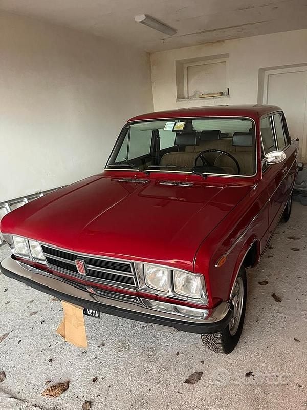 Usata Fiat 125 1970 Rosso Berlina