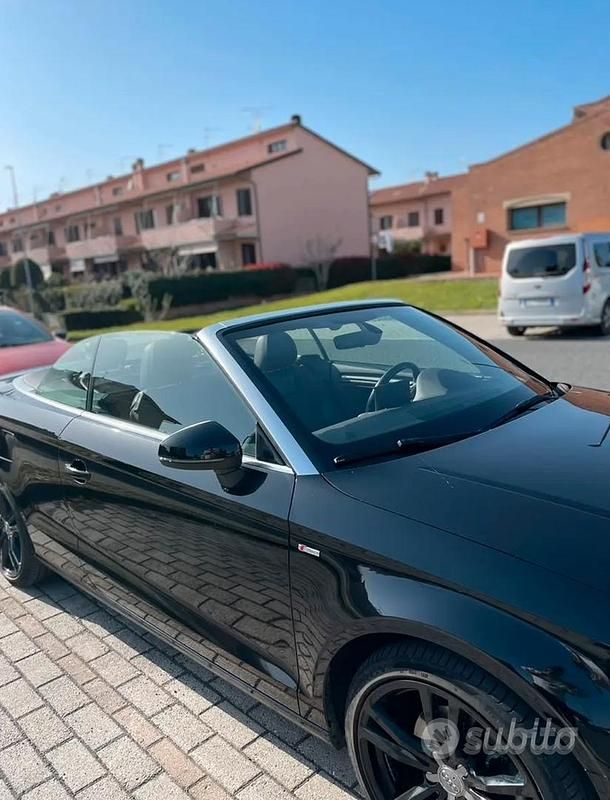 Usata Audi A3 Cabriolet 116 CV (85 kW) 2018 Nero Cabrio