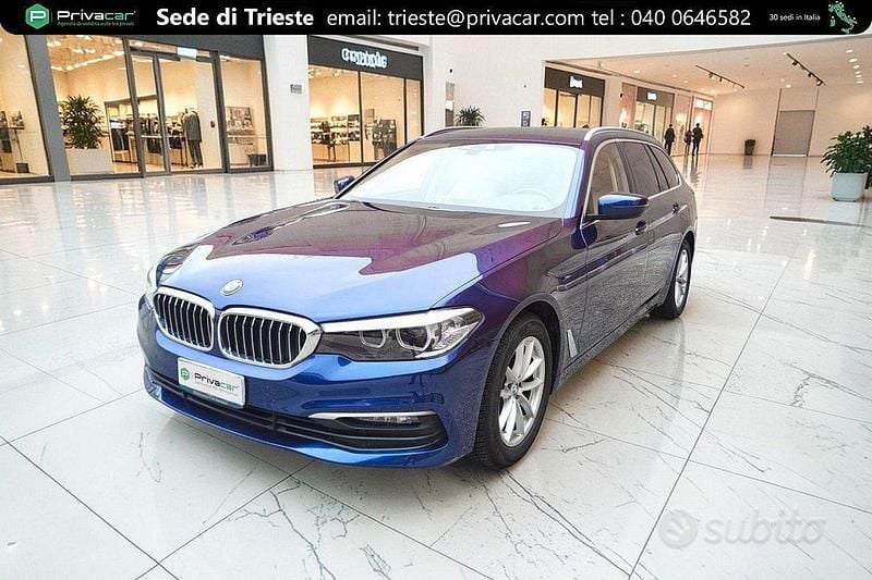 Usata BMW 520 Efficient Dynamics 190 CV (139 kW) 2019 Blu Station wagon