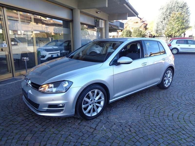 Usata VW Golf VII Highline 110 CV (80 kW) 2015 Argento Berlina