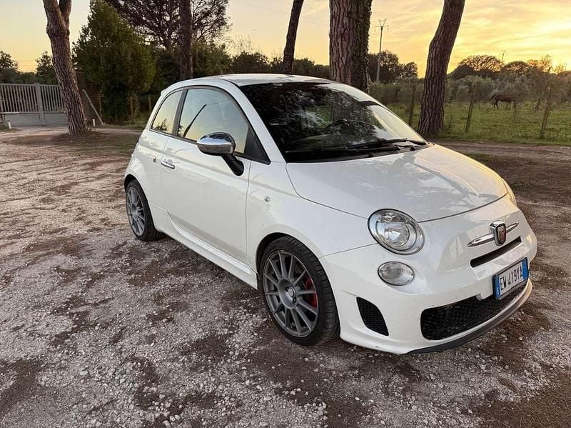 Usata Abarth 595 Custom 140 CV (102 kW) 2014 Bianco Utilitaria