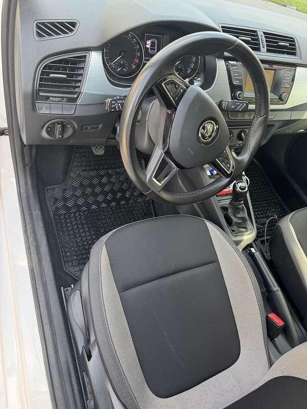 Usata Skoda Fabia Ambition 90 CV (66 kW) 2018 Bianco Berlina