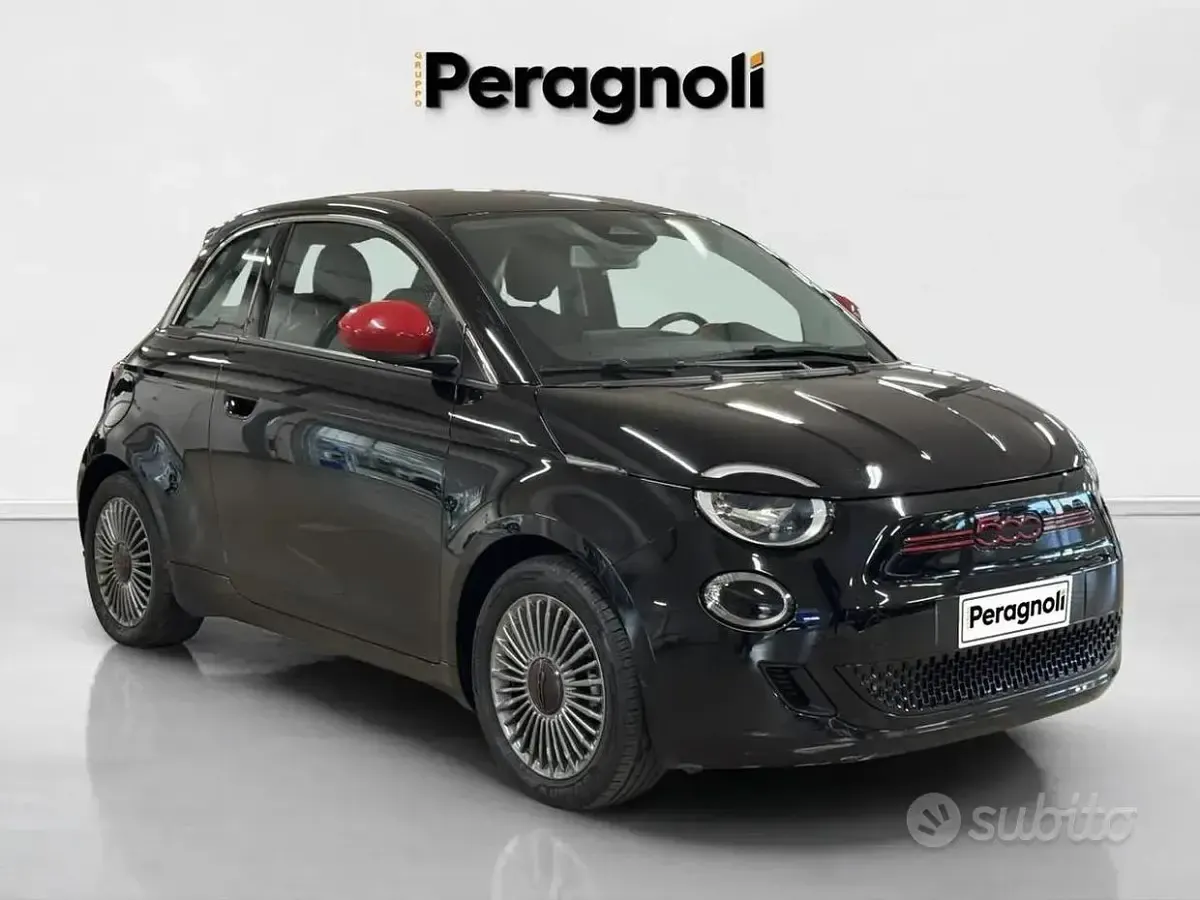 Usata Fiat 500e Action 42 kW (58 CV) 2021 Nero Berlina