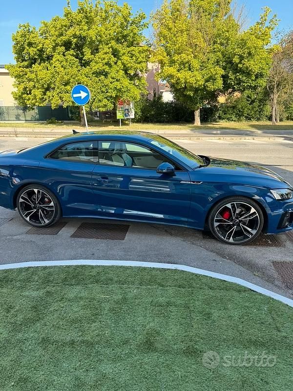 Usata Audi A5 Exclusive 2023 Blu Coupé