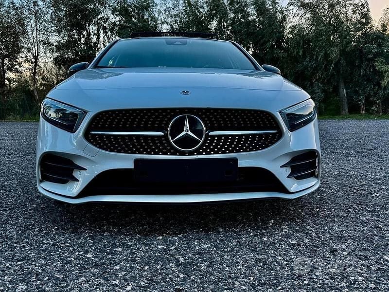 Usata Mercedes A200 AMG Line Premium 150 CV (110 kW) 2022 Bianco Berlina
