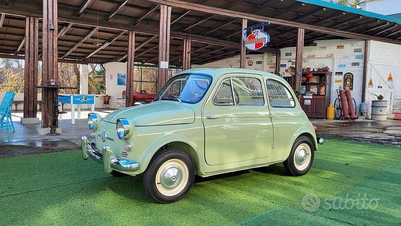 Usata Fiat 500 1950 Verde Cabrio