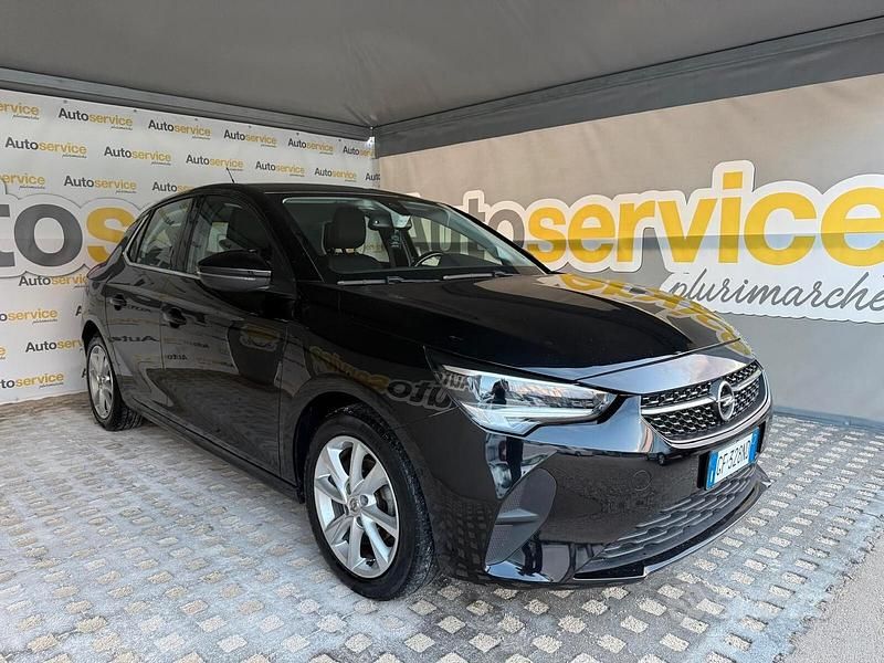 Usata Opel Corsa Elegance 74 CV (54 kW) 2021 Nero Berlina