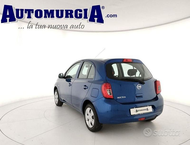 Usata Nissan Micra Visia 80 CV (58 kW) 2015 Blu Utilitaria