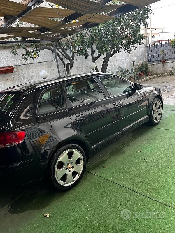 Usata Audi A3 140 CV (102 kW) 2005 Nero Utilitaria