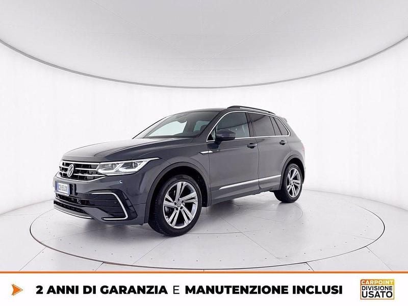 Usata VW Tiguan R-line 150 CV (110 kW) 2021 Grigio SUV