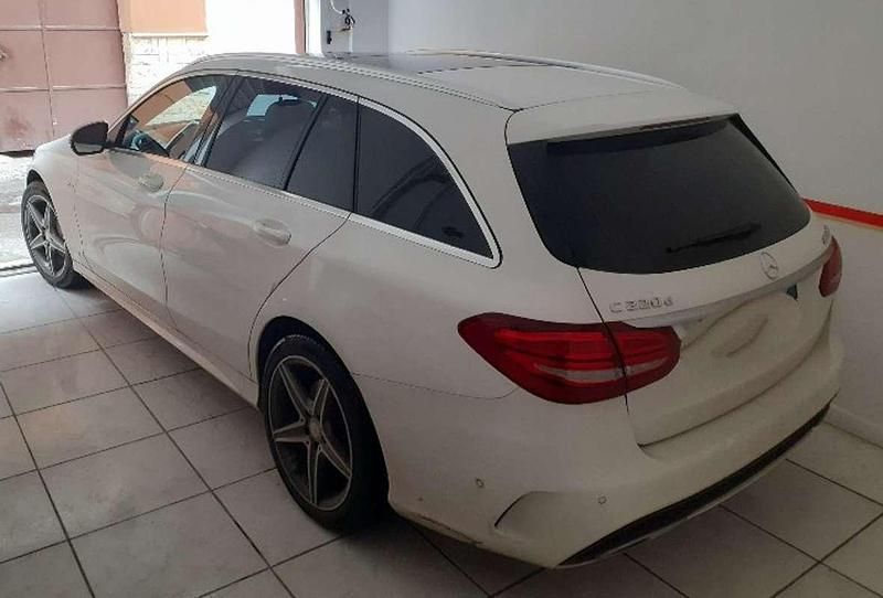 Usata Mercedes C220 AMG 170 CV (125 kW) 2016 Bianco Station wagon