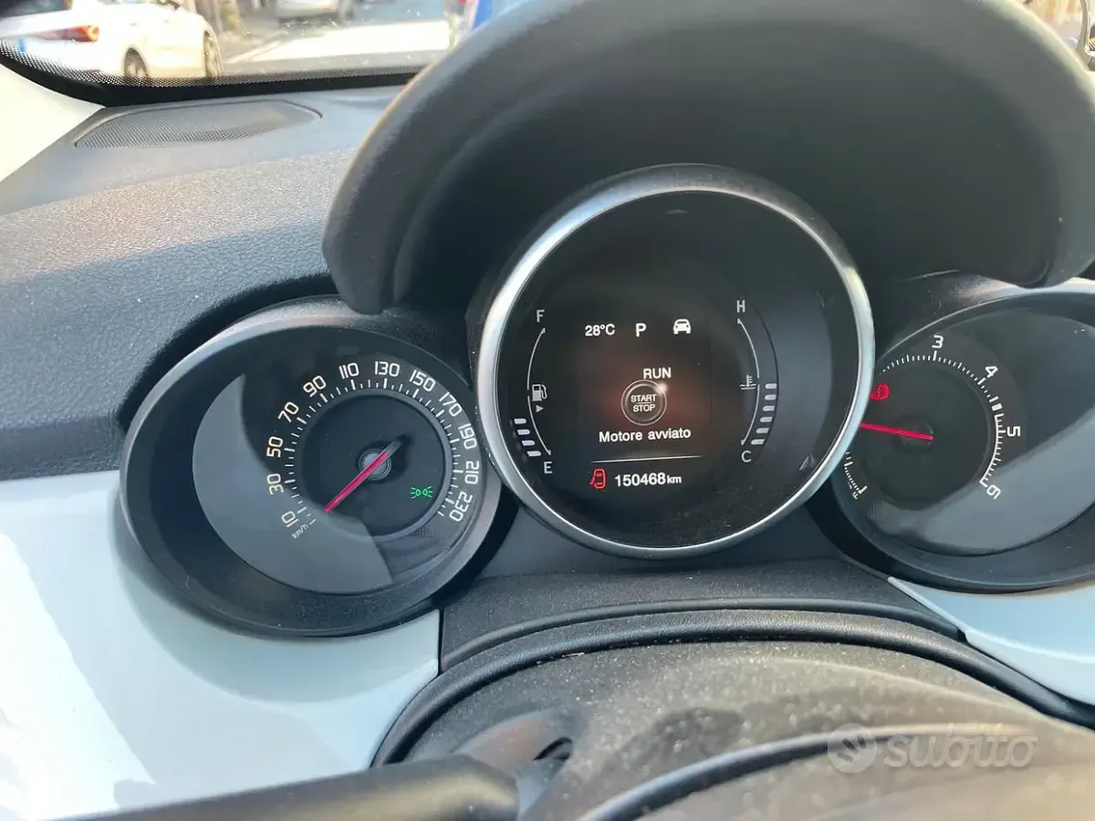 Usata Fiat 500 110 CV (80 kW) 2017 Bianco Berlina