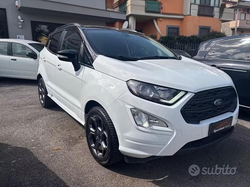 Usata Ford Ecosport ST-Line 100 CV (73 kW) 2019 Bianco SUV