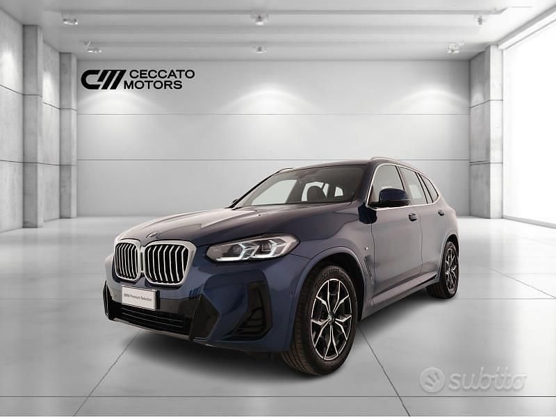 Usata BMW X3 M Sport 190 CV (139 kW) 2021 Blu SUV
