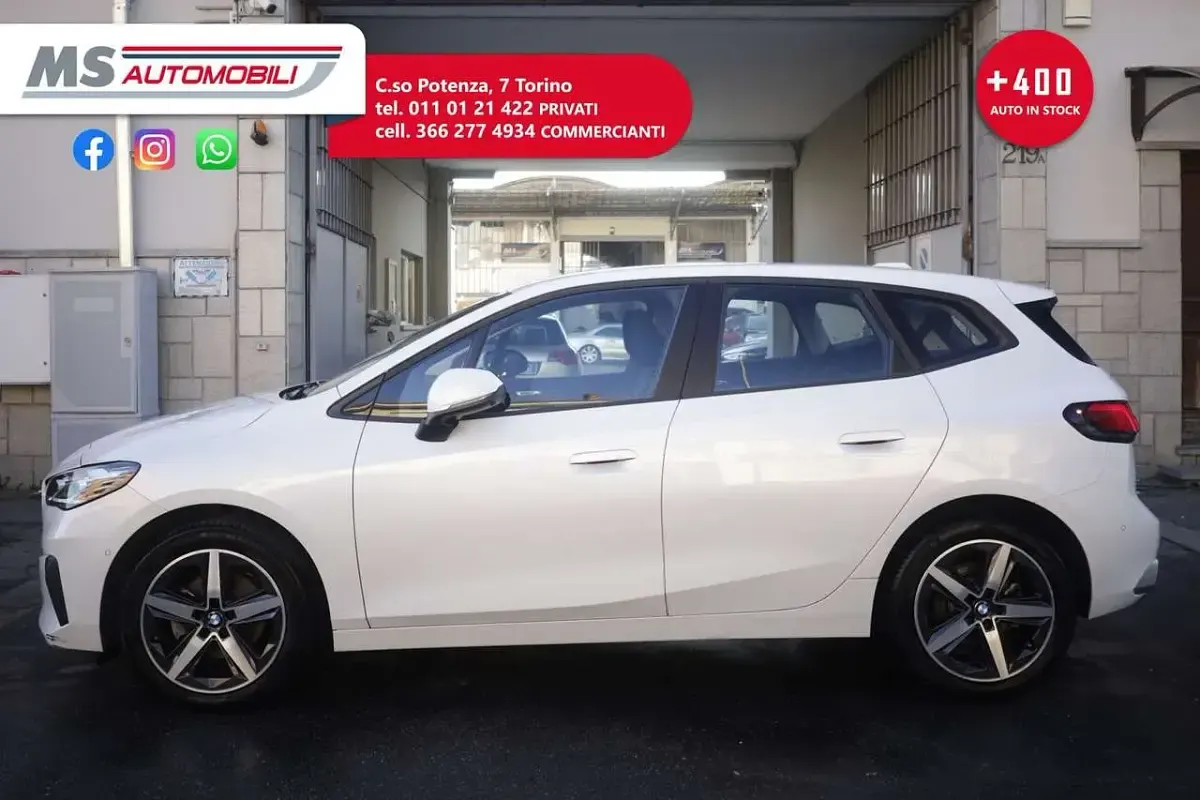 Usata BMW 218 Active Tourer M Sport 150 CV (110 kW) 2022 Bianco Monovolume