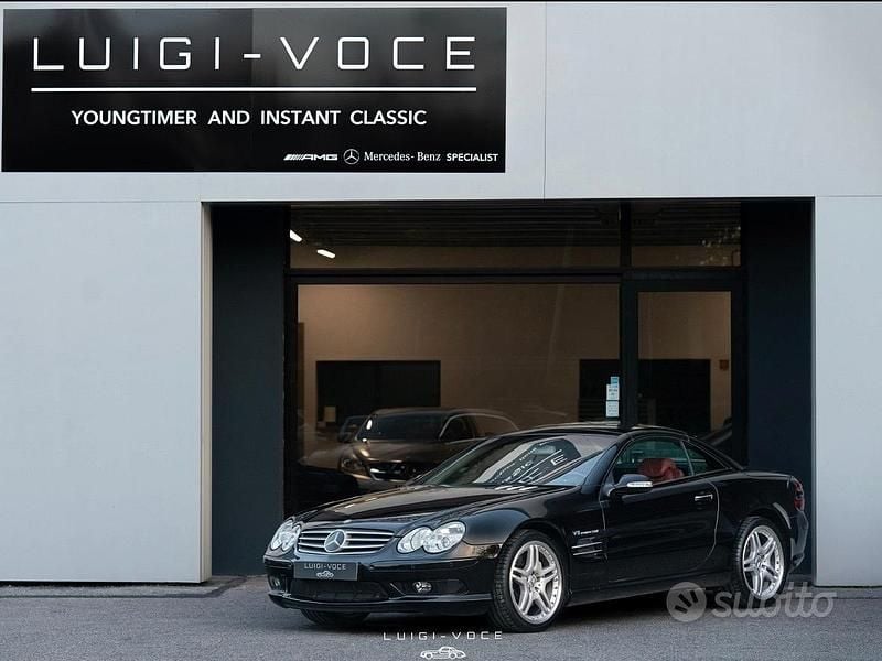 Usata Mercedes SL55 AMG AMG 500 CV (367 kW) 2002 Nero Cabrio