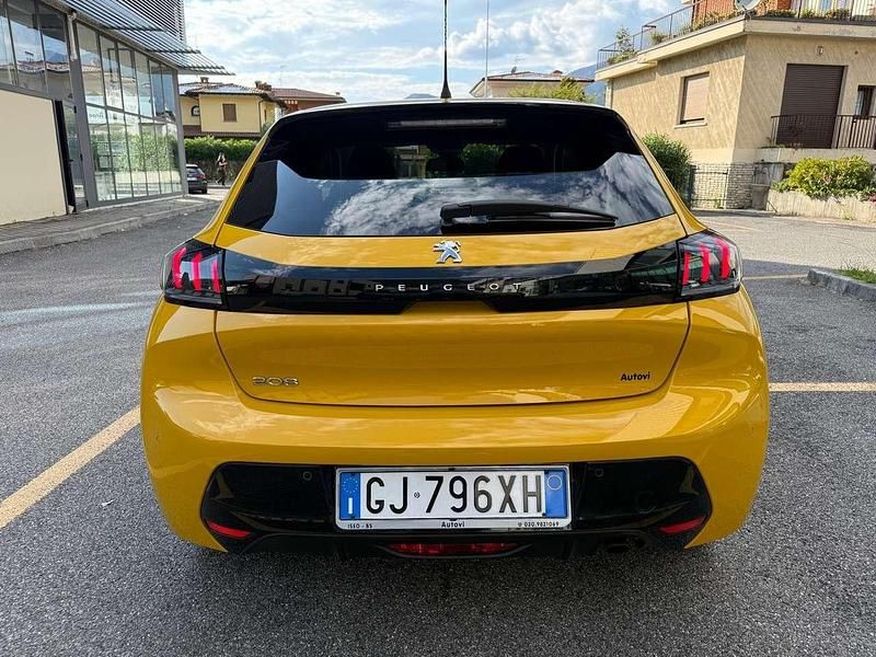 Usata Peugeot 208 Allure 75 CV (55 kW) 2022 Giallo Utilitaria