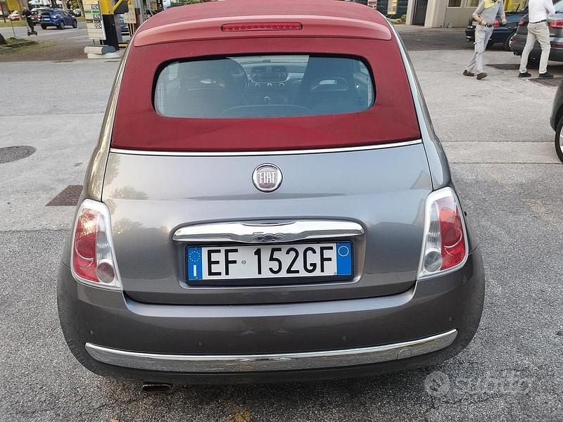 Usata Fiat 500 2010 Grigio Cabrio