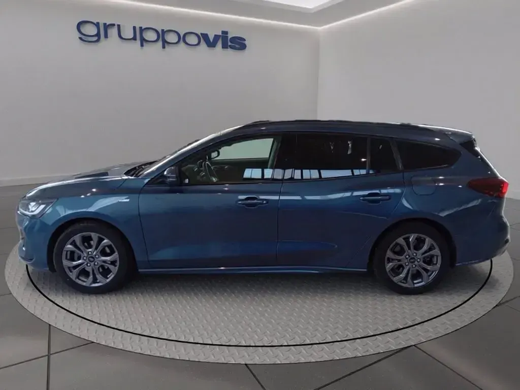 Brugt Ford Focus ST-Line 125 HK (91 kW) 2022 Blå Stationcar