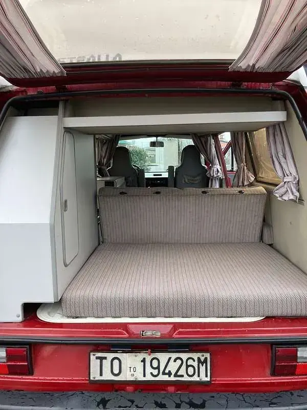 Usata VW T3 69 CV (50 kW) 1988 Rosso Furgone
