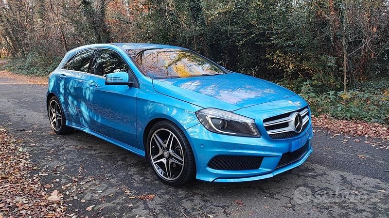 Usata Mercedes A200 Premium 136 CV (100 kW) 2015 Blu Berlina