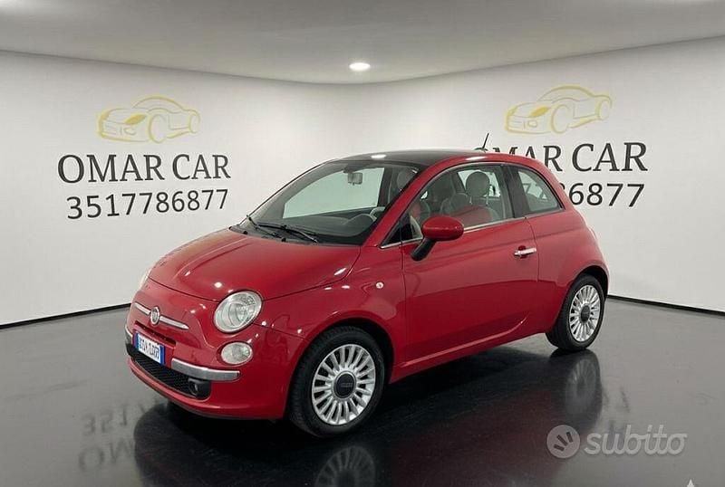 Rosso Usata 2008 Fiat 500 Tre volumi | 3500 € (Ottimo prezzo) - Immagine 1/4