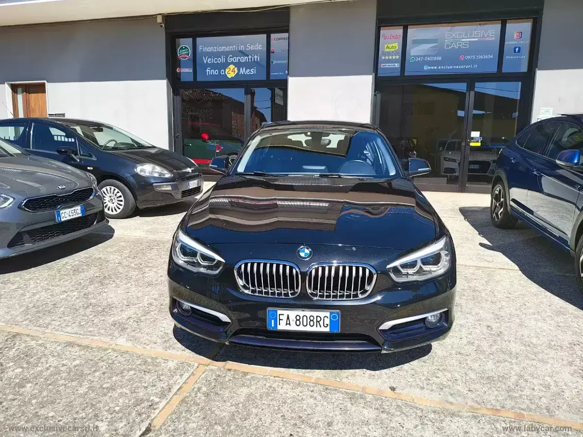 Usata BMW 118 Sport Line 136 CV (100 kW) 2015 Nero Utilitaria