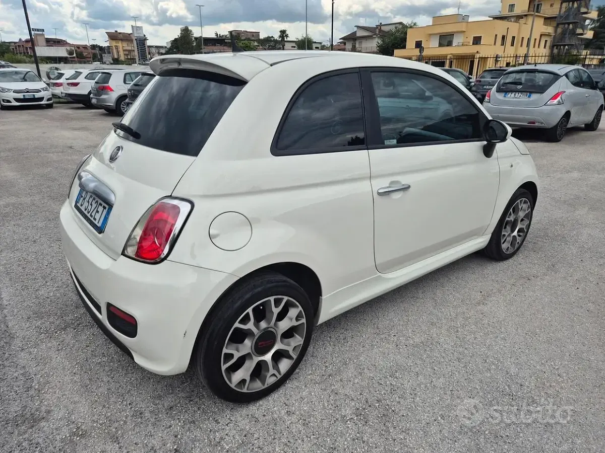 Usata Fiat 500S S 95 CV (69 kW) 2015 Bianco Utilitaria