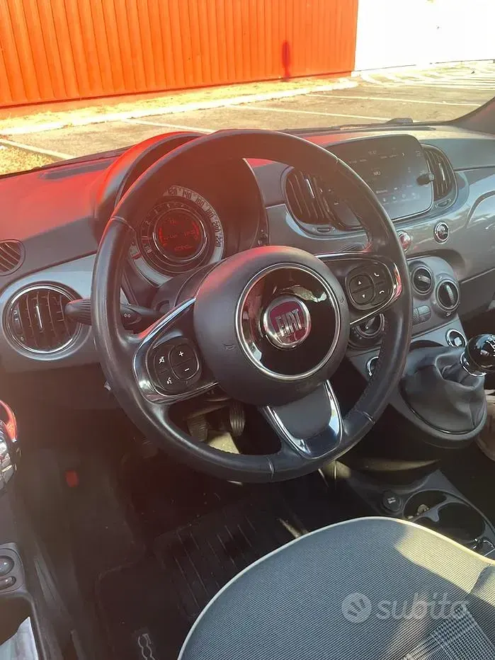 Usata Fiat 500 Lounge 69 CV (50 kW) 2019 Grigio Berlina