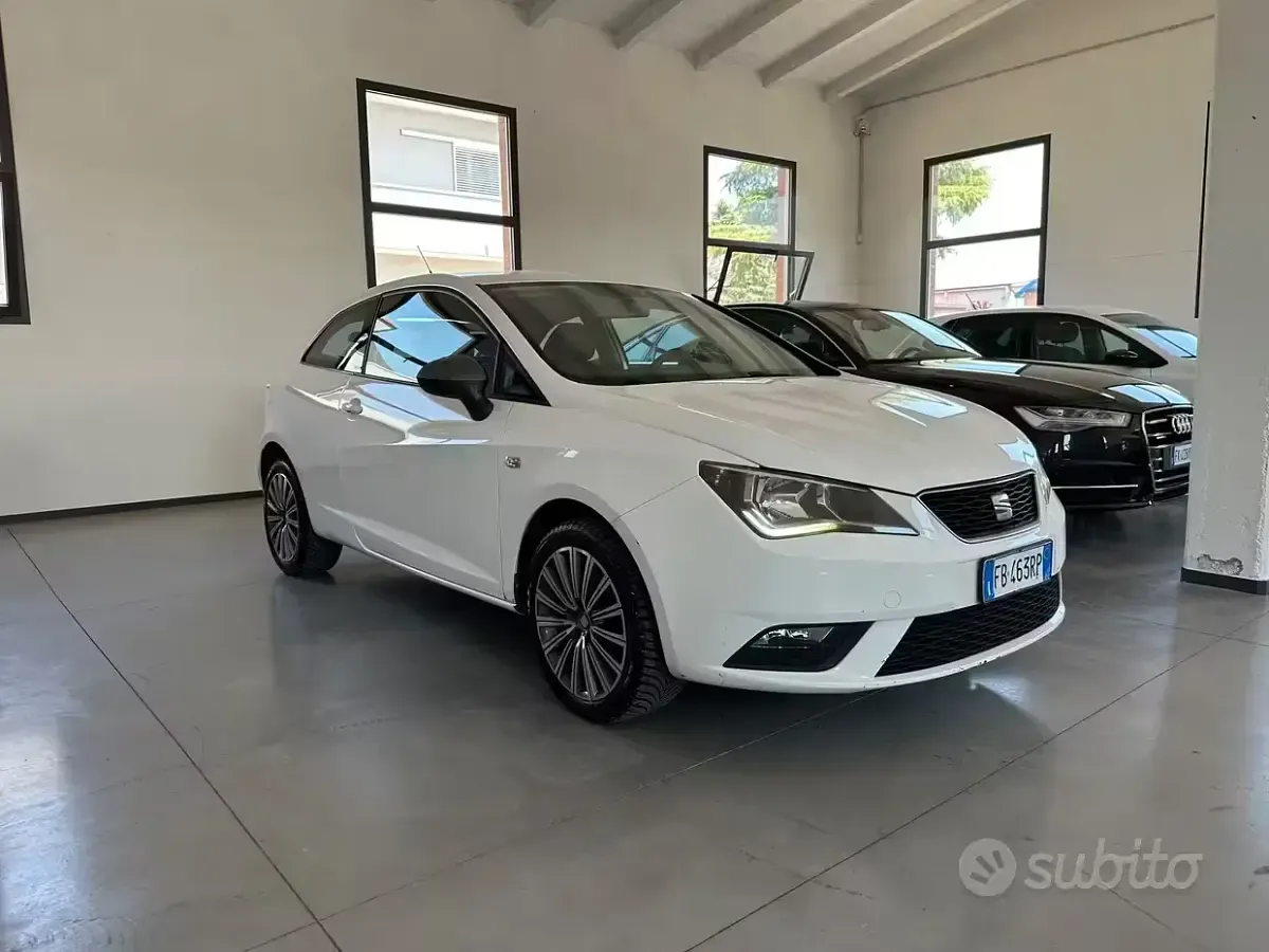 Usata Seat Ibiza Style 75 CV (55 kW) 2016 Bianco Coupé
