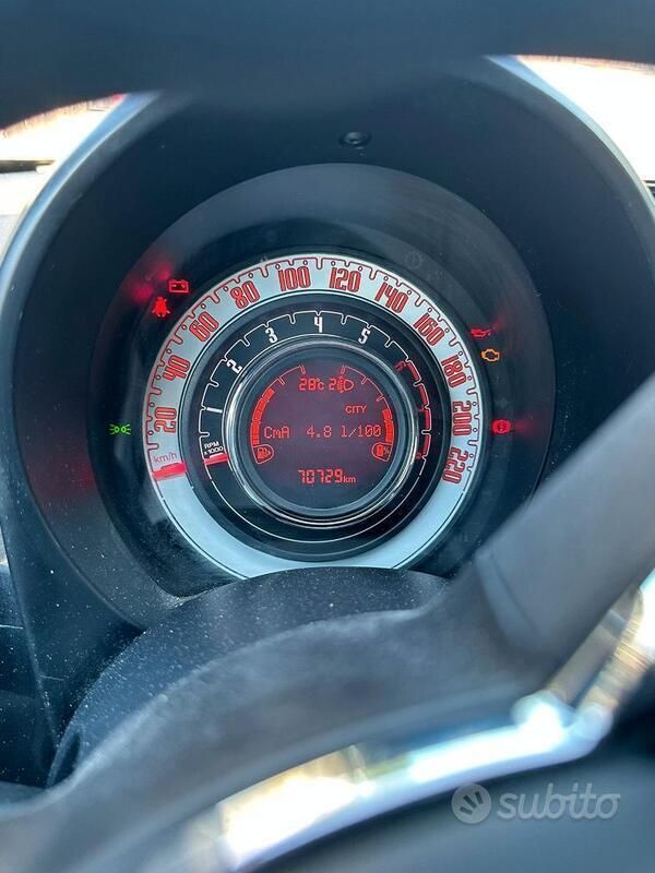 Usata Fiat 500 70 CV (51 kW) 2021 Nero Utilitaria