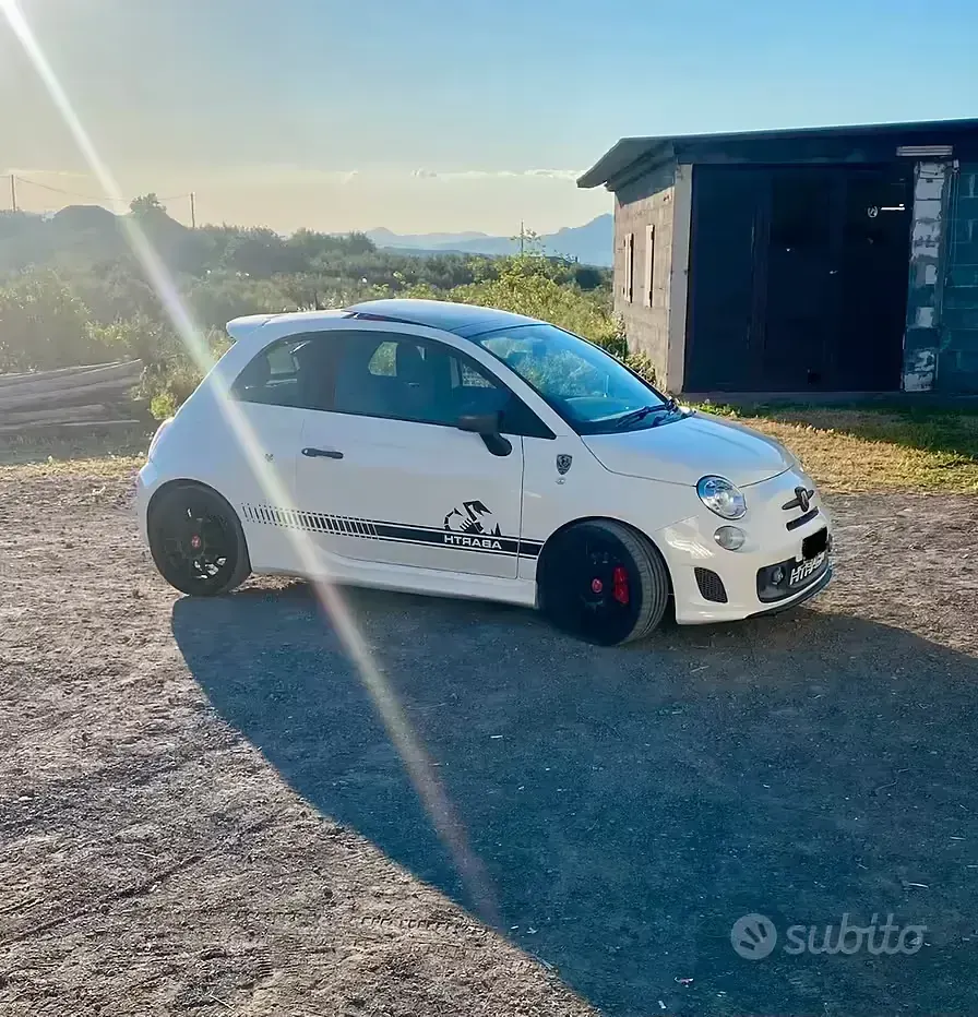 Usata Abarth 595 Competizione 180 CV (132 kW) 2015 Bianco Utilitaria