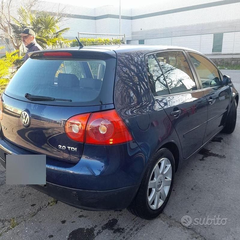 Usata VW Golf VI 2008 Blu Utilitaria