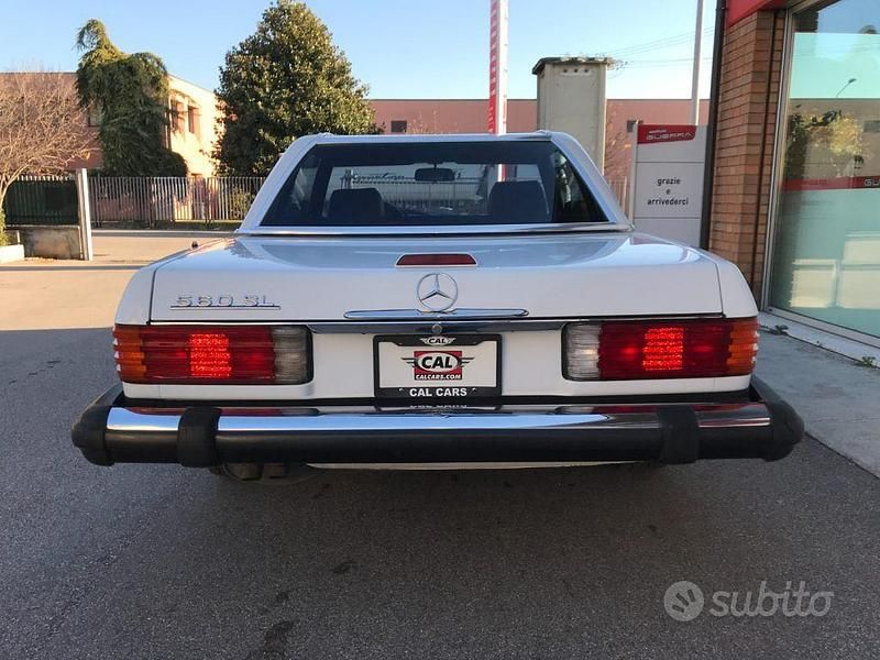 Usata Mercedes SL500 231 CV (169 kW) 1988 Bianco Cabrio