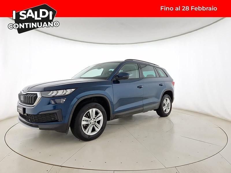 Usata Skoda Kodiaq Executive 150 CV (110 kW) 2022 Blu lava metallizzato SUV