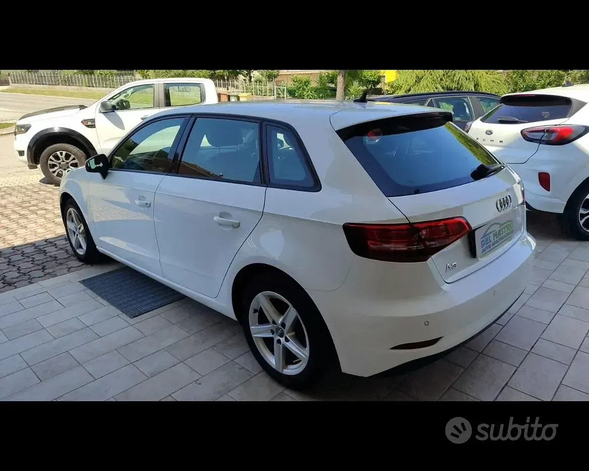 Usata Audi A3 131 CV (96 kW) 2020 Bianco Berlina