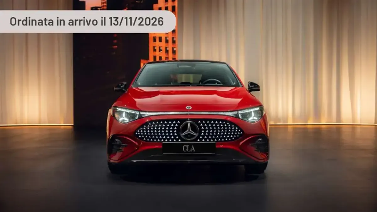 Nuova Mercedes CLA220 Advanced Plus 211 CV (155 kW) 2026 Argento Berlina