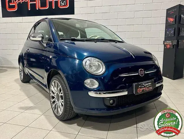Usata Fiat 500C Lounge 69 CV (50 kW) 2013 Bluazzurro Cabrio