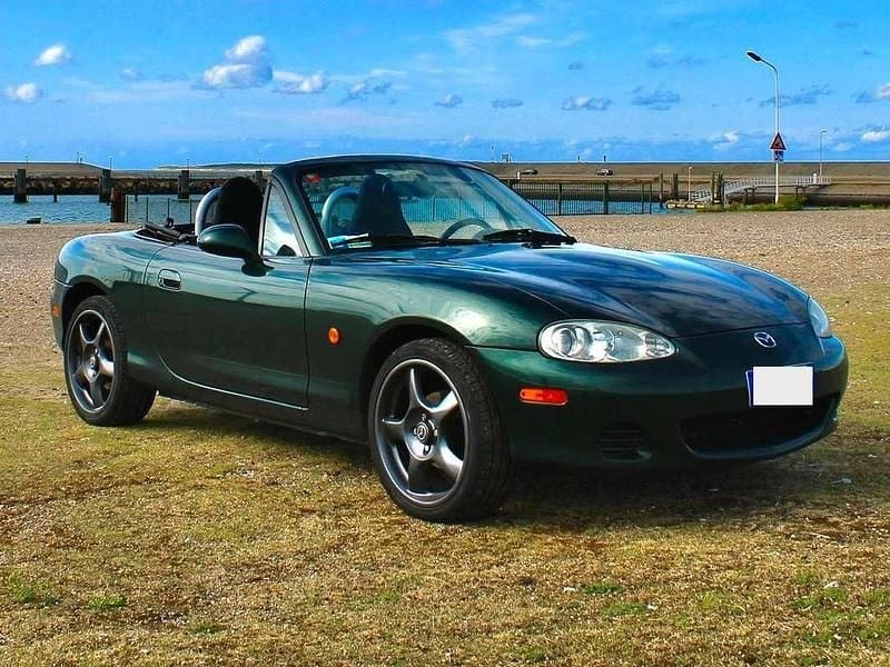 Usata Mazda MX5 110 CV (80 kW) 2003 Verde Cabrio