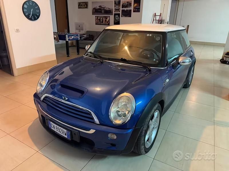 Usata Mini Cooper S 170 CV (125 kW) 2005 Blu Utilitaria