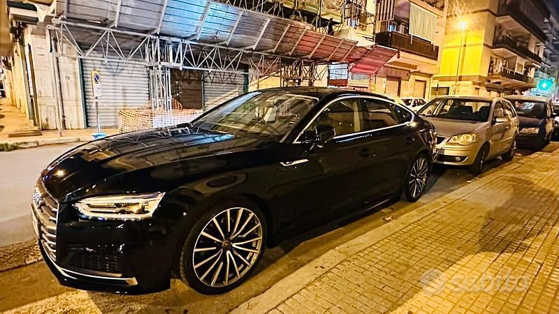 Usata Audi A5 S-Line 190 CV (139 kW) 2019 Nero Coupé