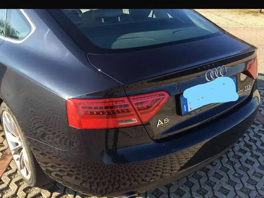Usata Audi A5 Sportback Advanced 245 CV (180 kW) 2012 Blu/azzurro Utilitaria